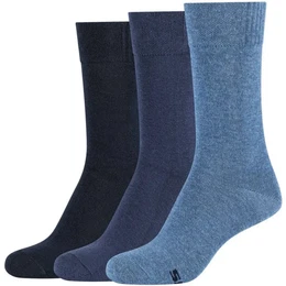 3er Pack Casual Crew Socken Damen 5500 - denim melange 39-42