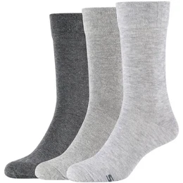 3er Pack Casual Crew Socken Damen 9200 - fog melange 39-42