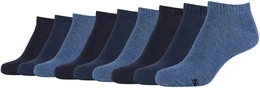 9er Pack Casual Sneakersocken Damen 5500 - denim melange 39-42