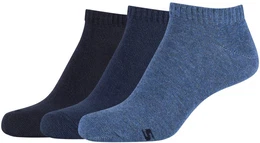 3er Pack Casual Sneakersocken Damen 5500 - denim melange 35-38