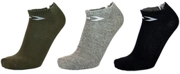 3er Pack Basic Low-Cut Sneakersocken Herren field/white lt grey mel black/white 39-42