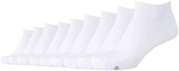 9er Pack Casual Sneakersocken Damen 1000 - white 39-42