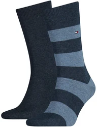 TOMMY HILFIGER Herren Socken Rugby Sock Blau/Denim
