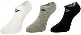 3er Pack Basic Low-Cut Sneakersocken Damen white/grey mid grey mel black/grey 35-38