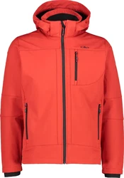 CMP Herren Zip Hoodie Softshell Jacke rot/ferrari-nero (55BE)