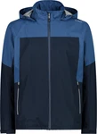 CMP Anorak MAN JACKET ZIP HOOD BLACK/BLUE