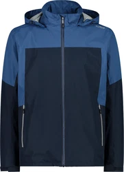 CMP Anorak MAN JACKET ZIP HOOD BLACK/BLUE