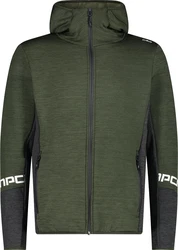 CMP MAN Jacket FIX Hood oil green mel.