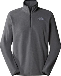 The North Face Herren 100 Glacier 1/4 Zip Pullover 4HJ grau (4HJ)