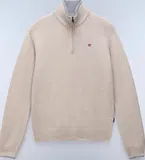 Beige Pullover mit Reißverschluss image