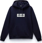 Napapijri Kapuzensweatshirt SUZE B-box Logo H Dunkelblau/Schwarz/Hellblau/Blau/Lila