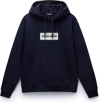 Napapijri Kapuzensweatshirt SUZE B-box Logo H Dunkelblau/Schwarz/Hellblau/Blau/Lila