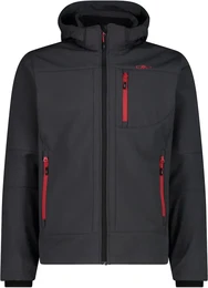 MAN Jacket Zip Hood antracite-nero-chili (30US) 58