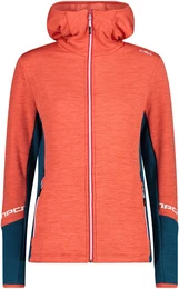 Woman Jacket FIX Hood campari mel. (C676) 40