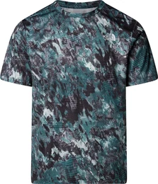 Mens 24/7 Short Sleeve Tee REG AOP deep nori trail grid pr (65S) XXL
