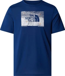 Mens Foundation Abstract Graphic Tee estate blue (D1R) L