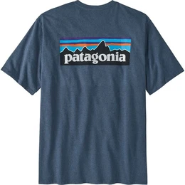 Heren P-6 Logo Responsibili-tee utility blue