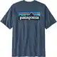 Patagonia Heren P-6 Logo Responsibili-tee utility blue