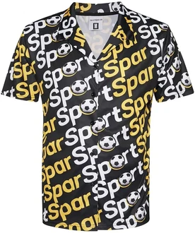SportSpar Kurzarmhemd Festival Herren Freizeit Hemd