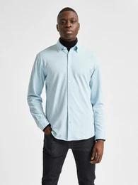 Slhslimoliver-knit Flex Shirt Ls B 16078866