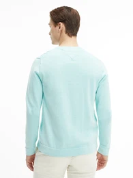 Tipped Double Face Crew Neck Mw0mw17349