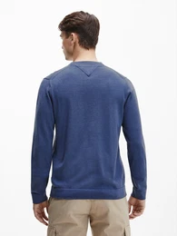 Tipped Double Face Crew Neck Mw0mw17349