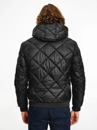 Diamond Quilted Hooded Jacket Mw0mw19617