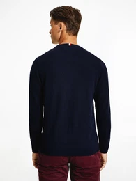 Pima Cotton Cashmere Crew Neck Mw0mw11674