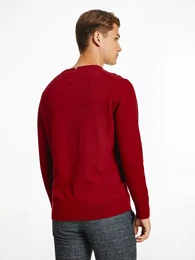 Pima Cotton Cashmere V Neck Mw0mw11673