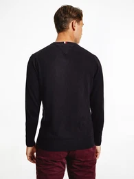 Pima Cotton Cashmere Crew Neck Mw0mw11674