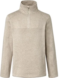 - Strickfleece-Troyer - Braun - Gr.: S - braun - S