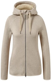 - Kapuzen-Strickfleecejacke - Braun - Gr.: L - braun - L