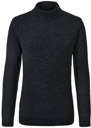 - Strickpullover - Dunkelblau - Gr.: L - blau - L