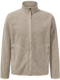 - Fleecejacke - Taupe/Meliert - Gr.: M - grau - M 48/50