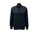 Strickjacke im Materialmix