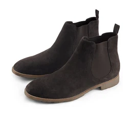 Veloursleder-Chelseaboots
