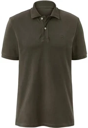 - Piqu-Poloshirt - Anthrazit - Gr.: S - grau - S