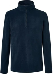 - Mircofleece-Shirt - Dunkelblau - Gr.: M - blau - M
