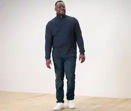 - Strickjacke - Dunkelblau - Gr.: XXL - blau - XXL