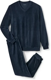 - Nicki-Pyjama - Dunkelblau - Gr.: M - blau - M