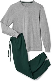 - Pyjama - Dunkelgrn/Meliert - Gr.: XXL - grn - XXL