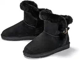 - Geftterte Boots - Schwarz - Gr.: 42 - schwarz - 42