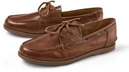 - Leder-Bootsschuhe - Braun - Gr.: 46 - braun - 46