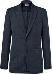 - Jersey-Sakko - Dunkelblau - Gr.: 48 - blau - 48