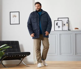 - Fieldjacket - Dunkelblau - Gr.: S - blau - S
