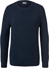 - Strickpullover - Dunkelblau - Gr.: S - blau - S