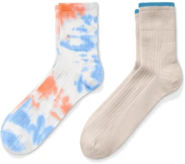 2 Paar Socken - orange - 35-38