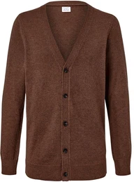 - Cardigan - Braun/Meliert - Gr.: M - braun - M