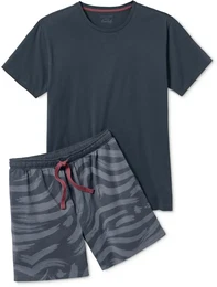 - Shorty-Pyjama - Dunkelgrau - Gr.: 5XL - grau - 5XL