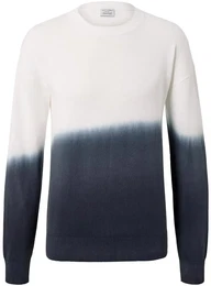 - Dip-Dye Pullover - Weiss - Gr.: XXL - wei - XXL